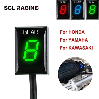 SCL Lenktynių Motociklo Skaitmeninių Įrankių Ekrano Indikatorius Ekiu Plug Mount 1-6 Greitis Kawasaki Yamaha Kawasaki Honda