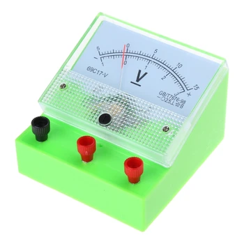 Lengvas Plastiko Ammeter Voltmeter Įtampos Testeris, skirtas aukštųjų Mokyklų Studentams, Mokslo Elektros Eksperimentai Lengva naudoti