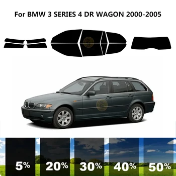 Pjaustytuose nanoceramics automobilių UV Lango Atspalvis, Rinkinys, Automobilių Langų Plėvelės BMW 3 SERIJA E46 4 DR SEDANAS 2000-2005 m.