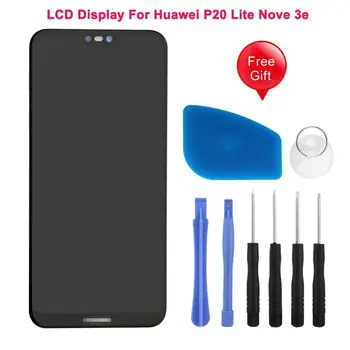 AAA Kokybės LCD HUAWEI P20 Lite Nova 3e Lcd Ekranu be Rėmelio Už 