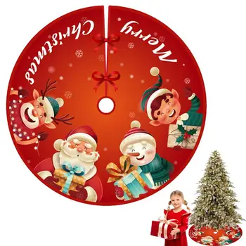 Kalėdų Eglutė Sijonas Raudonas Kalėdų Eglutė Kilimas Sijonas Dekoracijos Sukurti Kalėdinės Nuotaikos Su 2 Red Mazgų Šalies Namų