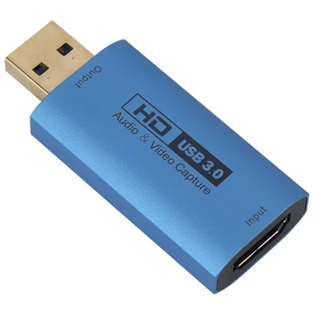 1 VNT USB Kompiuterio Surinkimas Kortelė Suderinama Užfiksuoti Kortelės 4K 60Hz HD Video Capture Card USB3.0 Užfiksuoti Kortelės