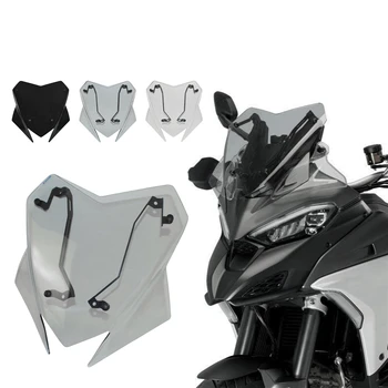 Motociklo Priekinio stiklo priekinio, galinio Stiklo pertvara nuo Vėjo Skydą, Ekrano Skydelis Stiklo Ducati Multistrada V4 V4S V4S SPORTO 2021 2022 2023