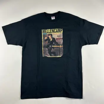 Derlius 2005 m. John Mellencamp Marškinėliai Žodžiai Ir Muzika Kelionių Dydis XL ilgomis rankovėmis