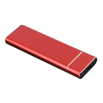 Kieto Disko Dėžutė Didelės Spartos Plataus Suderinamumo Saugaus Sandėliavimo Aliuminio Lydinio USB3.1 Tipas-C Mobile Išorinis HDD Atveju PC