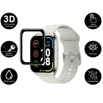 3D Išlenkti Minkštas Kraštas Aišku, Apsauginės Plėvelės Smartwatch Visiškai Padengti Haylou Smart Watch 2 Pro Screen Protector Guard Priedai