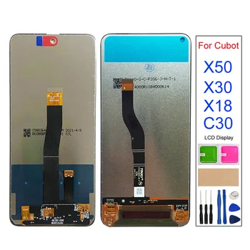 Už Cubot X30 X50 X18 C30 Telefono LCD Ekranas LCD Ekranas Jutiklinis Ekranas skaitmeninis keitiklis Asamblėjos Pakeitimo 100% Testuotas