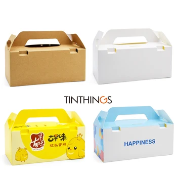10VNT Šveicarijos Roll Cup Cake Box Su padėklu Nešiojamų Kraft Popieriaus Pakuotės Kepimo Dovanų Dėžutes, Vestuves Džiaugtis Nuotakos Dušas