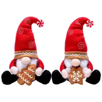 Kalėdų Nykštukai Nešiojamų Kalėdų Beveidis Gnome Aukštos Kokybės Daugkartinio Naudojimo Gnome Papuošalų Sofa-Lova, Lentyna, Židinys Accessroy