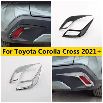 ABS Galinis FogLights Lempos Dangtelio Apdaila Bamperio Apdailos Raštas Tinka Toyota Corolla Kryžiaus 2021 M. - 2023 Išoriniai Priedai
