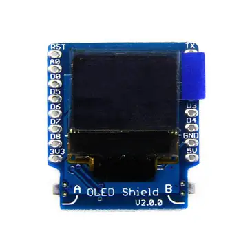 OLED Shield V2.0.0 WeMos D1 mini 0.66