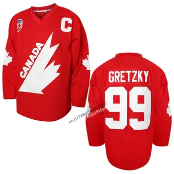 1991 Kupė Komanda Kanada Taurės 99 Gretzky Retro Ledo Ritulio Jersey