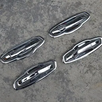 ABS danga Durų Rankena Dubenį Durų rankenos, Apsauginės dangos Padengti Trim Automobilių stilius, skirti Škoda Fabia 2015 m. 2016 m. 2017 m. 2018 m. 2019 m.