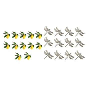 24 Vnt Dragonfly Servetėlių Žiedai, Servetėlės Sagtis Viešbutis Vestuvių Šventės Stalo Dekoravimui Sidabro Ir Aukso