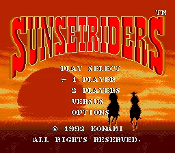SunsetRiders 16bit MD Žaidimo Kortelė 16 Bitų Sega MegaDrive Genesis Konsolės