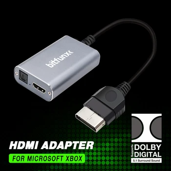 Garso ir Vaizdo HDMI suderinamus Adapteris, skirtas XBOX Classic Retro Žaidimų Konsolės HD Laido Sutinka, 5.1 Dolby Digital 