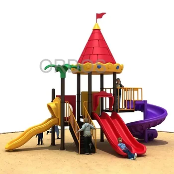 Ikimokyklinio Žaisti Parkas Mažų Vaikų, Plastikinės Lauko Žaidimų Aikštelė Skaidrių