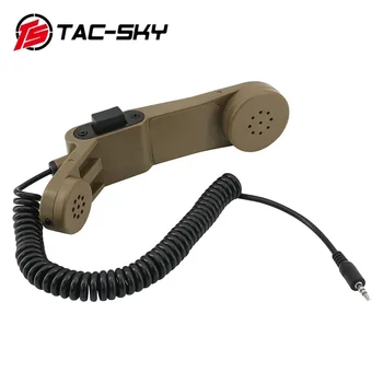 TS TAC-DANGUS H250-TR Taktinis Adapteris Mobilųjį Telefoną Prijungti Karinės Adapteris 1pin 3.5 Mm Kištukas 