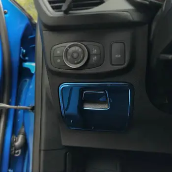 BJMYCYY už ford focus MK4 2019 2VNT/KOMPLEKTAS Nerūdijančio plieno pleistras priekinis skydelis pagrindinių vairuotojo saugojimo dėžutė