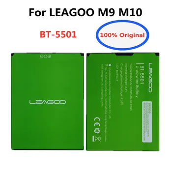 100% Originalus BT-5501 2850mAh Bateriją Už LEAGOO M9 M 9 M10 M 10 BT5501 Išmaniųjų Telefonų Baterijos Batteria