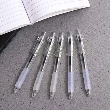 Pirštų Kanceliarinės prekės mokyklinės prekės, 0,5 mm Rašyti Gelio Rašiklis, Tušinukas Verslo Parašą Pen Retractabl Neutralus Pen Set