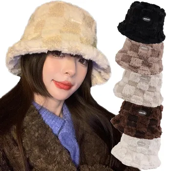 Japonijos Pledas Modelis Ėriukų Žemyn Rudens Žiemos Sutirštės Spalvos Kibiro Kepurę Moterims Furry Universalus Skrybėlės Šalto Prevencijos Vėjo