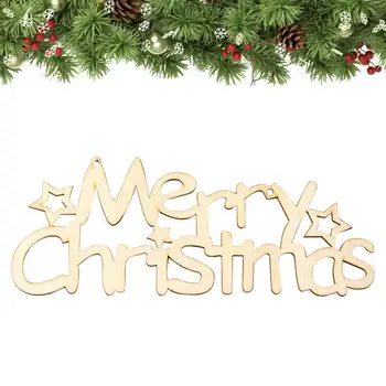 Kalėdų Ženklai Mediniai Linksmų Kalėdų Papuošalų, Medinių Laišką Pasirašyti Kalėdų Durų Kabo Ženklas Papuošimai Kalėdų Eglutė