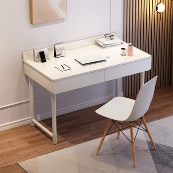 Kompiuterio Stalas Namuose Darbalaukio Biuro Stalą su Stalčių Paprasta Šiuolaikinė Mergina Miegamasis Studentų Rašymo Studijų Stalas