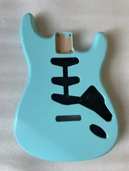 Juodalksnio Medienos Sonic Blue Elektrinė Gitara Kūno VPAS Aukštos Kokybės Matinis Apdailos Guitarra 