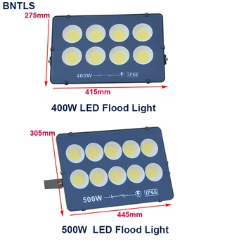 400W 500W LED Lauko apšvietimas LED Potvynių Šviesos Didelės Galios Projekcija Lempos, Reklamos Šviesos AC220V/110V