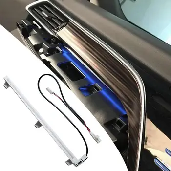 10VNT-Automobilio Salono Dekoratyvinis LED Žibintai, Automobilių Konsolė Atmosfera Šviesiai Mėlyna Toyota Camry 2018
